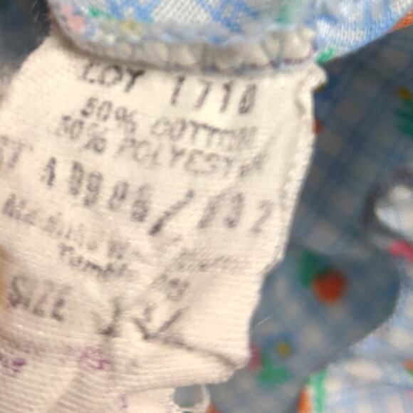 Vintage Evy Swing Top Girls Size 18m Floral Tunic - Picture 5 of 6